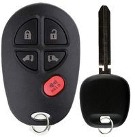 KeylessOption Keyless Entry Remote Fob Uncut Blank Car Key For GQ43VT20T
