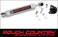 Rough Country N3 Steering Stabilizer Fits 2007-2018 [ Jeep ] Wrangler JK Premium Steering Damper 8730630