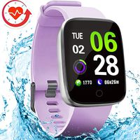 FITVII E-Pro Smart Watch, Fitness Tracker with Multiple Sport Mode, HR&Blood Pressure Monitor with SpO2 and Sleep Tracker, Activity Tracker for Women Men