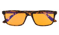 Blue Light Glasses Computer Reading Glasses for Men Women Blocking Blue Light Better Sleep(Tortoise,Dark Orange Tinted Lenes) +1.25