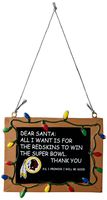 Washington Redskins Resin Chalkboard Sign Ornament