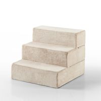 Zinus 3 Step Comfort Pet Stairs/Pet Ramp/Pet Ladder, Small