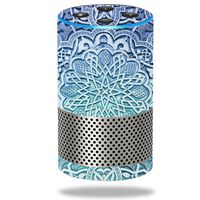MightySkins Skin Compatible with Amazon Echo (2ND Gen) - Carved Blue | Protective, Durable, and Unique Vinyl Decal Wrap Cover | Easy to Apply, Remove, and Change Styles | Made in The USA