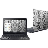 Mightyskins Skin Compatible with Samsung Chromebook 3 11.6" - Floral Retro | Protective, Durable, and Unique Vinyl Decal Wrap Cover | Easy to Apply, Remove, and Change Styles | Made in The USA