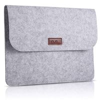 Ownuzz Felt Latop Sleeve Case for 15 Inch MacBook Pro 2019/2018/2017/2016 (A1707/A1990) and 14 Inch Laptop/ A4 light box tracer Felt Bag （Light Gray)
