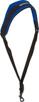 Movo MS-20J-B Music Instrument Neck Strap for Saxophones, Horns, Bass Clarinets, Bassoons, Oboes and More (Blue - Medium Length)