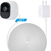 28ft Power Cable for Arlo Pro and Arlo Pro 2，with Quick Charge 3.0 Power Adapter,Continuously Operate Your Arlo Camera - by ALERTCAM