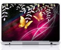 Meffort Inc 15 15.6 Inch Laptop Notebook Skin Sticker Cover Art Decal (Included 2 wrist pad) - Loving Butterflies