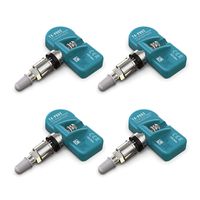 MOBILETRON 4-Pack 433MHz TPMS Tire Pressure Monitoring System Sensors (Clamp-in) Pre-Programmed for Chrysler/Dodge/Ford/Jeep/Lincoln | OE# Replacement | TX-S018-4
