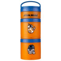 Whiskware C03683 Star Wars Stackable Storable Snack Pack, 2 1/3 cups, R2-D2 & BB-8