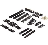 Black Complete Motorcycle Fairing Bolt Kit For Yamaha YZF-R6 2003-2004 / YZF-R6s 2006-2009 Body Screws, Fasteners, and Hardware