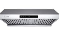 Hauslane | Chef Series Range Hood PS10 30" Under Cabinet Kitchen Extractor | PRO PERFORMANCE | Stainless Steel Electric Stove Ventilator | 3 Speed 900 CFM Fan, Bright LED Lights & Delay Auto Shut-Off