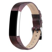 Tobfit Leather Bands Compatible for Fitbit Alta Bands and Fitbit Alta HR Bands (Magic Purple, 5.5''-8.1'')
