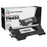 LD Compatible Toner Cartridge Replacement for Brother TN450 High Yield (Black)