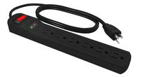 Stanley 33220 SurgeMax 1080 6-Outlet Power Strip, 3-Foot Cord, Black