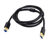Poyiccot USB 3.0 Printer Type Cable - A-Male to B-Male 3.3feet Printer Scanner Cable with Magnetic Ring for HP, Canon, Lexmark, Epson, Dell, Xerox, Samsung
