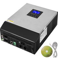 Mophorn Inverter 2400W Solar Pure Sine Wave Power 50A Solar Charger DC 24V AC Output 230V with Utility Charger 50HZ