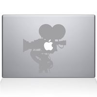 The Decal Guru Film Camera MacBook Decal Vinyl Sticker - 13" MacBook Pro (2015 & Older) - Silver (0063-MAC-13P-S)