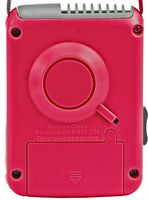 O2COOL Deluxe Necklace Fan with Adjustable Lanyard, 2 Pack, Raspberry