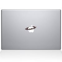 The Decal Guru 0187-MAC-11A-BRO Crown of Thorns Vinyl Sticker, 11" Macbook Air, Brown