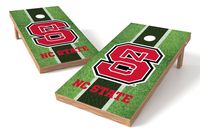 Wild Sports NCAA College North Carolina State Wolfpack 2' x 4' Field Authentic Cornhole Game Set