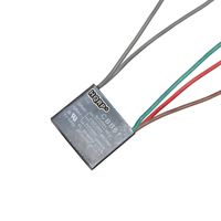 HQRP Capacitor for Hampton Bay Ceiling Fan 4uf+2.5uf+4uf 5-Wire plus HQRP Coaster