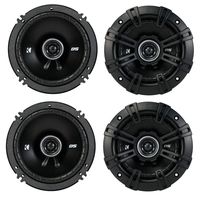 4) Kicker 43DSC6504 6.5" 240 Watt 2-Way 4-Ohm Car Audio Coaxial Speakers DSC6504