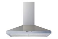 Winflo New 30" Convertible Stainless Steel Wall Mount Range Hood with Aluminum Mesh filter, Ultra bright LED lights and Push Button 3 Speed Control