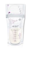 Philips Avent Breast Milk Storage Bags, Clear, 6 Ounce, 50 Pack