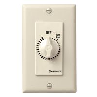 Intermatic FD430M 30-Minute Spring-Loaded Wall Timer for Fans and Lights, Ivory