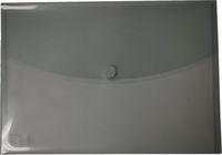 Filexec Poly Envelope, Legal, Side-Load, Velcro Closure, Trapezoid Flap, Smoke (Pack of 6) (50078-17100)