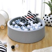 Triclicks Deluxe Kids Ball Pit Kiddie Balls Pool Soft Baby Playpen Indoor Outdoor - Ideal Gift Play Toy for Children Toddler Boys Girls