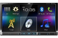 JVC KW-V41BT 2 Din Bluetooth Car DVD Receiver 7" Monitor w Android/iPhone Apps (Certified Refurbished)