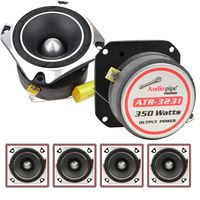 4 Audiopipe ATR-3231 3" 1400W Titanium Super Car Pro Tweeters Heavy Duty ATR3231