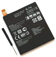 Ammibattery Replacement Battery BL-T16 For LG G Flex 2 (H950 H955 H959 LS996 US995) (BL-T16) 3.8V With tool