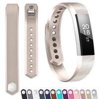 TreasureMax for Fitbit Alta Bands/Fitbit Alta HR Bands/Fitbit Ace Bands, Adjustable Soft Silicone Sports Replacement Bands for Women Men,Small/Large