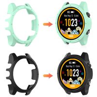 MWOOT 2 Pieces Case Cover Compatible with Garmin Forerunner 945 and Garmin Forerunner 935, Shockproof Protective Case for Forerunner 945/935 Smart Watch Protection Black and Green