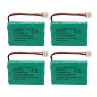 GEILIENERGY 27910 Cordless Phone Battery Rechargeable Compatible with Vtech 89-1323-00-00 AT&T E1112 E2801 TL72108 Motorola SD-7501 RadioShack 23-959 Cordless Handsets(Pack of 4)