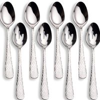 Delling 8 Piece Serving Spoons Utensil for Buffet