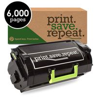 Print.Save.Repeat. Lexmark 620G Remanufactured Toner Cartridge for MX710, MX711, MX810, MX811, MX812 [6,000 Pages]