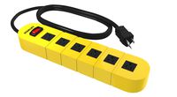 Stanley 31609   ShopMax MTL 6-Outlet 1200 Joule Metal Surge Protector