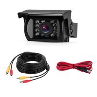 LeeKooLuu Backup Camera 12V-24V Truck Rear View Camera for Camper/Van/Trailers/Bus/RV/5th Wheel IP68 Waterproof Night Vision HD Color