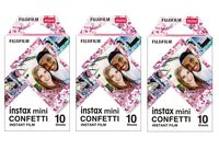 Fujifilm Instax Mini Confetti Film 19061920, 30 Sheets, 3 Value Set