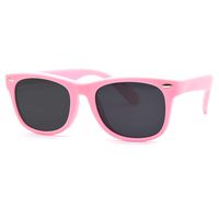 Juslink Toddler Sunglasses, 100% UV Proof Flexible Boys Girl Baby Sunglasses for Kids Age 2-10 (Pink Frame)