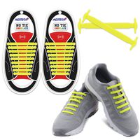 HOMAR No Tie Shoelaces for Kids and Adults - Best in Sports Fan Shoelaces - Stretch Silicone Elastic No Tie Shoe Laces with Multicolor for Sneaker Boots Board Shoes and Casual Shoes
