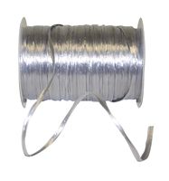 Reliant Ribbon 25640-070-01C Raffia Pearl Ribbon, 1/4 Inch X 100 Yards, Silver