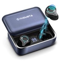Wireless Earbuds Bluetooth 5.0 Headphone,Wireless in-Ear Headset TWS HI-FI Bass Stereo IPX7 Waterproof True Bluetooth Earphone Built-in Mic with Charging Case LED Display 120H Playtime for Sport