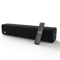 Soundbar, BESTISAN Sound Bar with Bluetooth 5.0 and Wired Connections, Home Theater Audio Sound Bars for TV (20 Inch, 50 Watt, 3 Inch Drivers, Bass Adjustable, Wall Mountable, Deep Bass, AUX-Out Port)