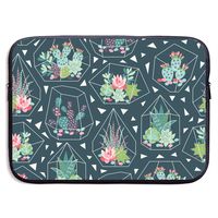 SWEET-YZ Laptop Sleeve Case Succulents and Cactuses Laptop Cover Bag Compatible 13-15 Inch Laptop
