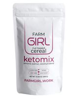 Farm Girl Breakfast Keto Granola - Delicious Maple Cinnamon Taste - Low Carb Cereal, Gluten & Grain Free-Low Fat, High Protein Keto Cereals Energy Snack- Great for Ketogenic & Diabetic Kitchen-10.58oz